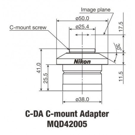 Προσαρμογέας κάμερας Nikon C-DA C-Mount Adapter (65516)