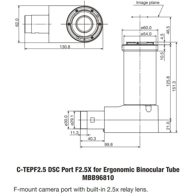 نيكون C-TEPF2.5 DSC كاميرا بورت F2.5 (65365)