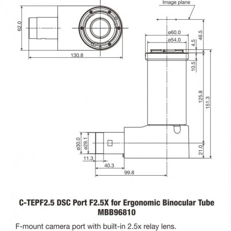 निकॉन C-TEPF2.5 DSC कैमeraport F2.5 (65365)