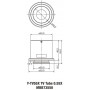Адаптер за камера Nikon Y-TV55 TV междинна тръба за C-0.55x (64904)