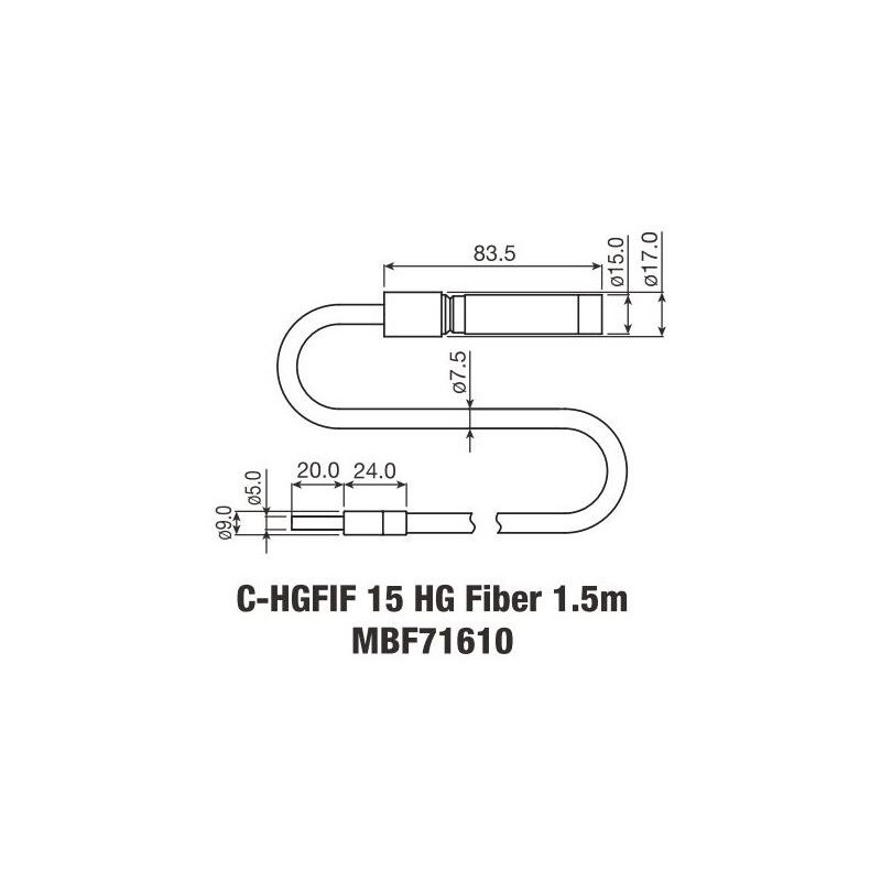 尼康 C-HGFIF15 HG 光纤 1.5米 (65374)