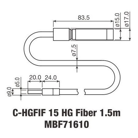 निकॉन C-HGFIF15 HG फाइबर 1.5 मीटर (65374)