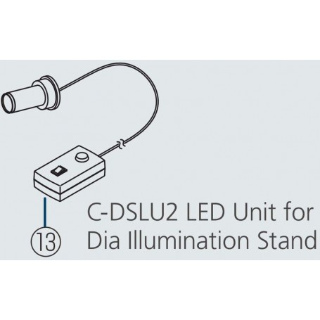 Nikon C-DSLU LED-Einheit für C-DS, Diascopischer Ständer (65423)