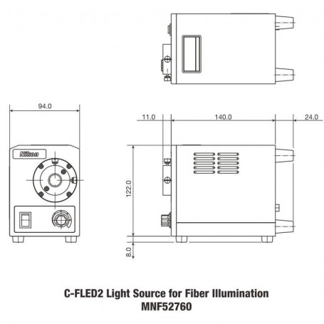 Nikon C-FLED2 LED източник на светлина за влакнест осветител (65494)