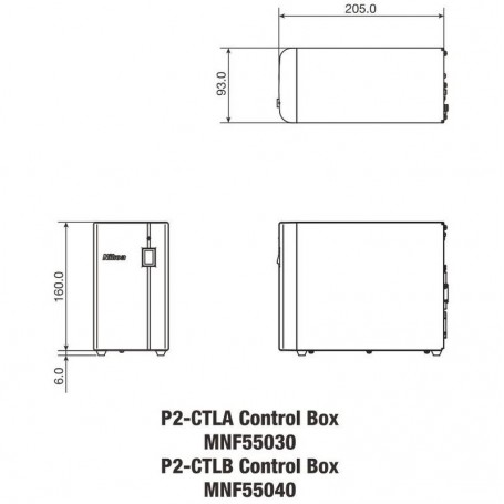 Nikon P2-CTLA Caja de control motorizada SMZ18 y todos los SMZ25 (65496)