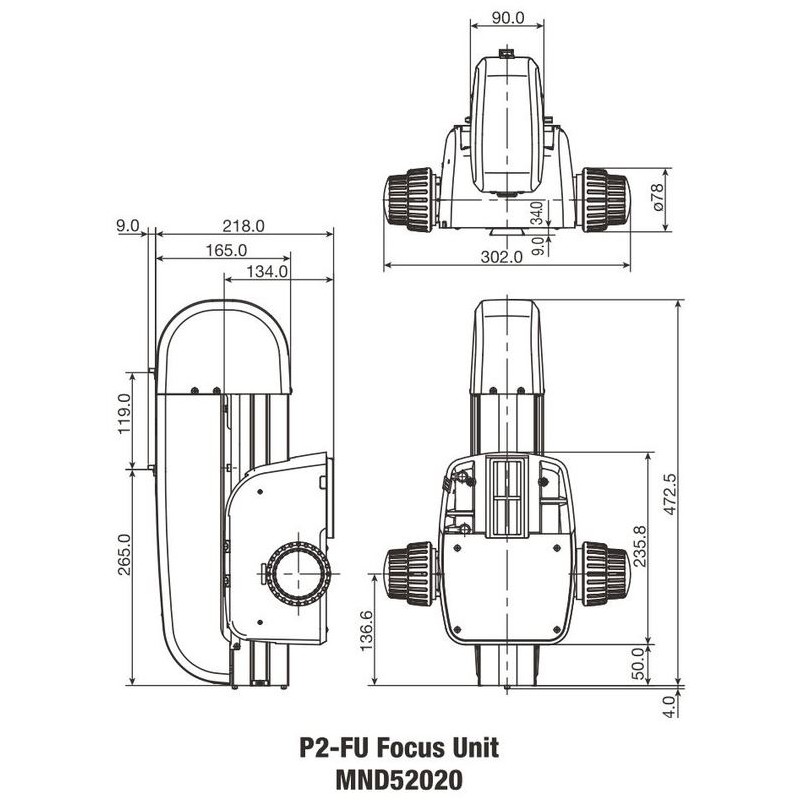 Nikon P2-FU ручной блок фокусировки (65480)