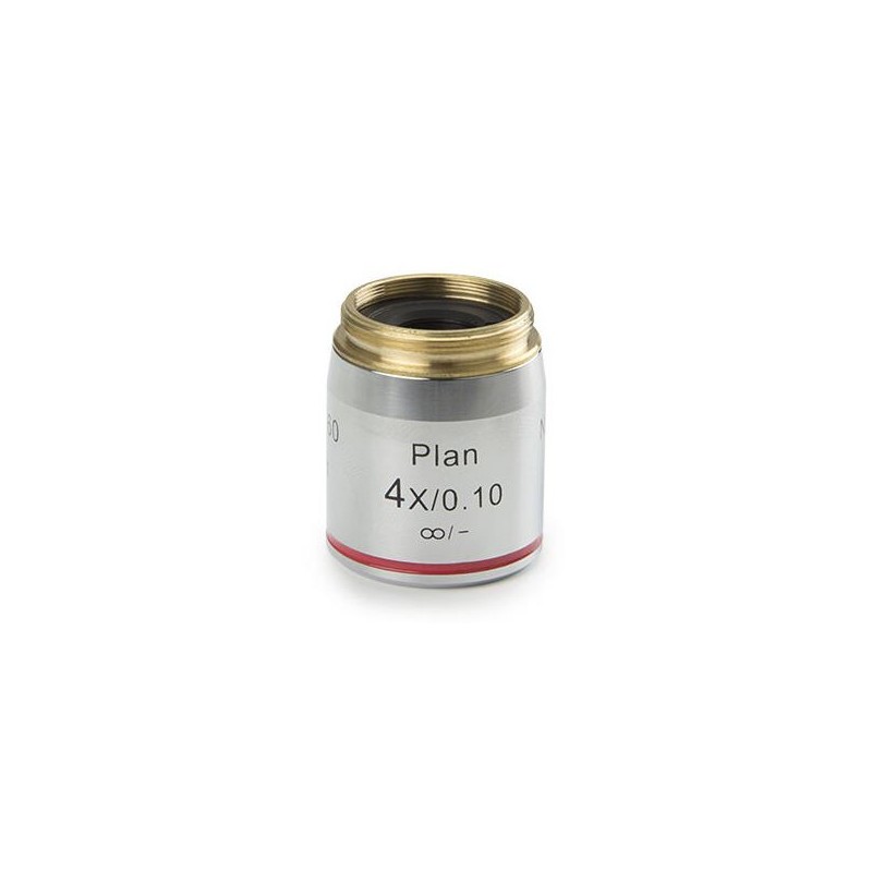 عدسة Euromex DX.7204، 4x/0.10 Pli، خطة، لا نهائية، w.d. 30 مم (Delphi-X) (53761)