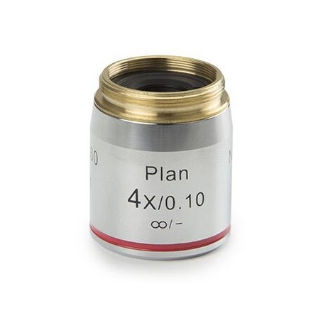 Euromex ऑब्जेक्टिव DX.7204, 4x/0.10 प्ली, प्लान, इन्फिनिटी, w.d. 30 मिमी (डेल्फी-एक्स) (53761)