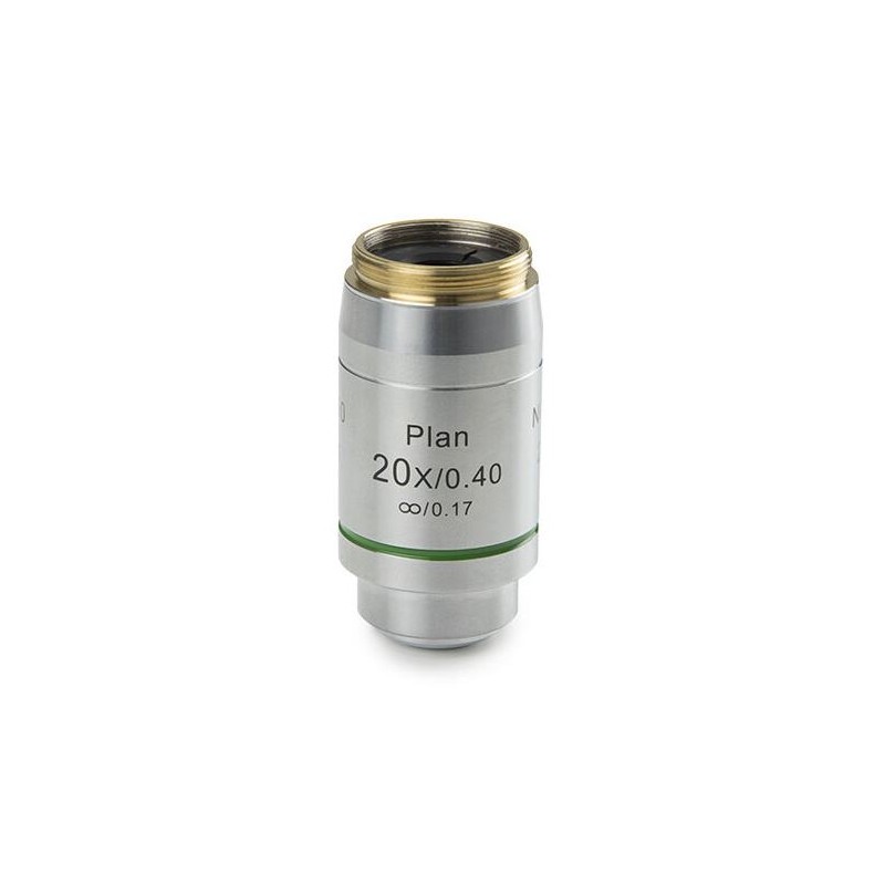 Euromex Objective DX.7220, 20x/0.40 Pli, 평면, 무한대, w.d. 12 mm (Delphi-X) (53763)