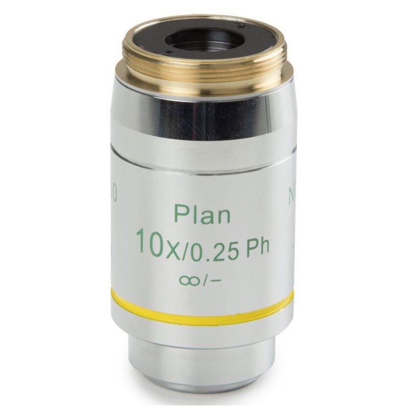 Euromex Objective DX.7710, 10x/0.25 PLPHi, kế hoạch, pha, vô cực (Delphi-X) (53773)