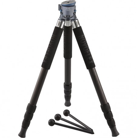 Set tripod Novoflex TrioBalance C2840 dengan kaki serat karbon 4-segmen (49424)