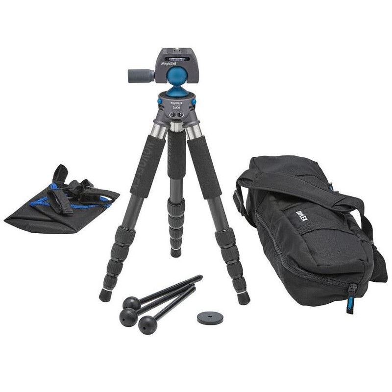 Novoflex kolfiberstativ TrioPod Travelset med MagicBall Mini (63060)