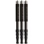 Novoflex 3x QuadroLeg C2844 in fibra di carbonio, gambe del treppiede compatte a 4 segmenti (49414)