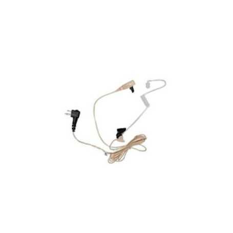 PMLN6445A Auricolare Motorola a 2 fili con tubo acustico trasparente (Beige)