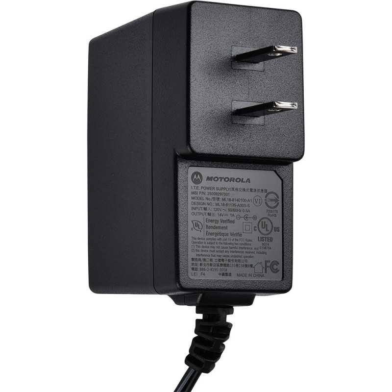 Motorola strāvas padeves adapteris, Power-Wall Cube, maiņstrāva, pārslēgšanas režīms, zems troksnis, 18W, ASV/Ziemeļamerika