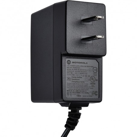 25009297001 ADAPTOR CATU DAYA Motorola ,KUBE DAYA- DINDING DAYA,AC,SUTU DAYA, MODE-SWITCH , KEBISINGAN RENDAH, 18W, US/NA