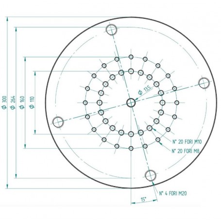 PrimaLuceLab 어댑터 C120/EQ8 (68878)