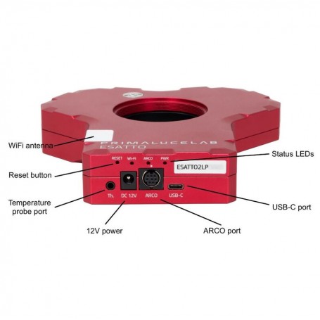 مركز التركيز منخفض الارتفاع ESATTO 2" من PrimaLuceLab (79122)