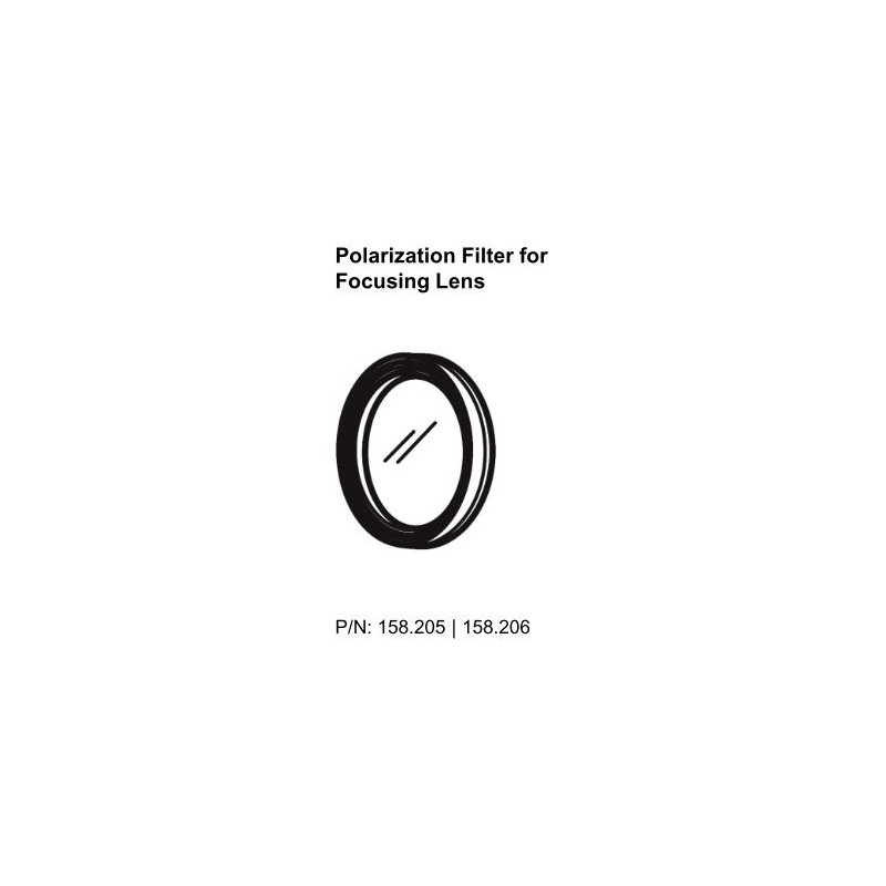 Schott Polarising filter for focusing attachment, rotatable (60832)