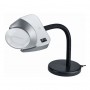 Lampe loupe Schweizer Tech-Line LED BASE DE TABLE 4500K, 2x/Ø120mm, biconvexe, base de table (60013)
