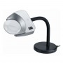 Švýcarská lupa Tech-Line LED TABLE BASE 6500K, 2x/Ø120mm, bikonvexní, stolní základna (60014)