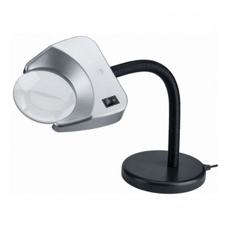 Schweizer Magnifying lamp Tech-Line LED TISCHFUSS Bifo 2700K, 2x/3X, Ø120/31.5mm, bifocal, biconvex (60009)
