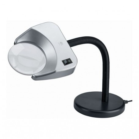 Schweizer Magnifying lamp Tech-Line LED TISCHFUSS Bifo 4500K, 2x/3X, Ø120/31.5mm, bifocal, biconvex (60010)