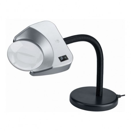 Schweizer Magnifying lamp Tech-Line LED TISCHFUSS Bifo 6500K, 2x/3X, Ø120/31.5mm, bifocal, biconvex (60011)