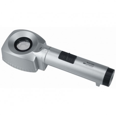 Schweizer Magnifying glass Tech-Line 10X table magnifier, illuminated (23291)