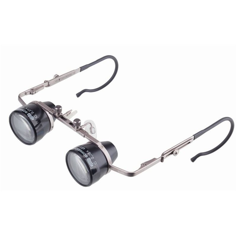 แว่นขยาย Schweizer Tech-Line GALILEAN แว่นตากล้องสองตา 2.25 เท่า, 340 มม. w.d. (60057)