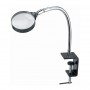 Schweizer Magnifying glass Work stand magnifier Table clamp, 2x/Ø120mm, biconvex (60020)