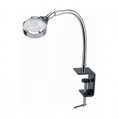 Lupă de lucru Schweizer cu suport de masă, 3x/Ø75mm, biconvexă (60022)