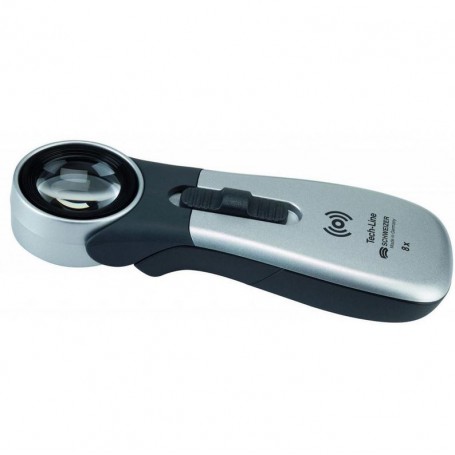 Schweizer Magnifying glass Tech-Line induction, 2700K, 8x, Ø30mm, aplanatic (59814)