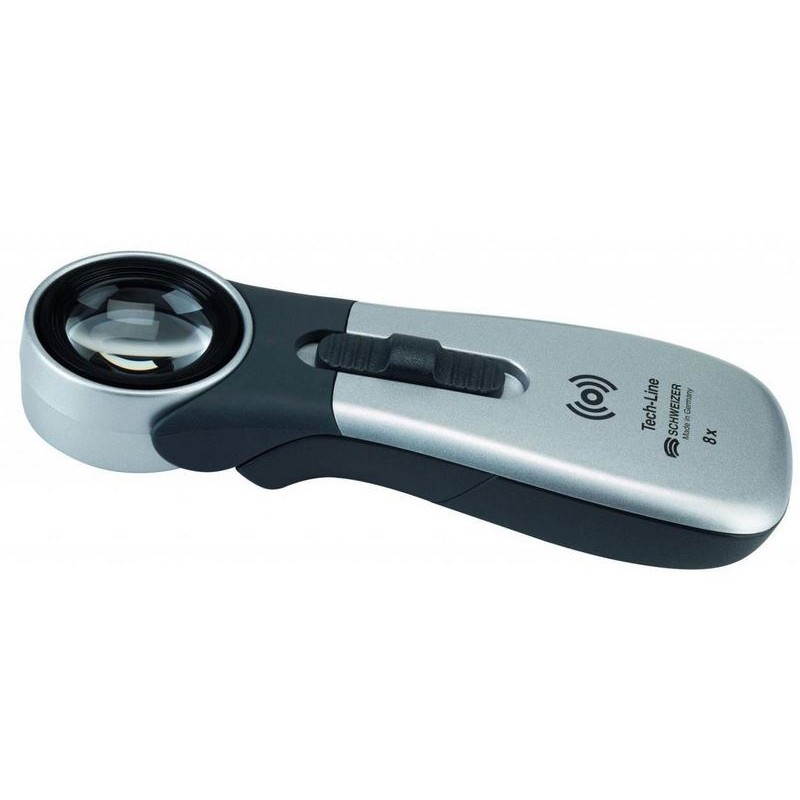แว่นขยาย Schweizer Tech-Line induction, 4500K, ขยาย 8 เท่า, Ø30มม., aplanatic (59815)