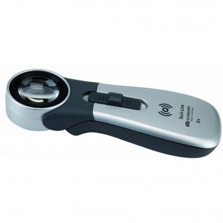 Lupă Schweizer Tech-Line cu inducție, 6500K, 8x, Ø30mm, aplanatică (59816)