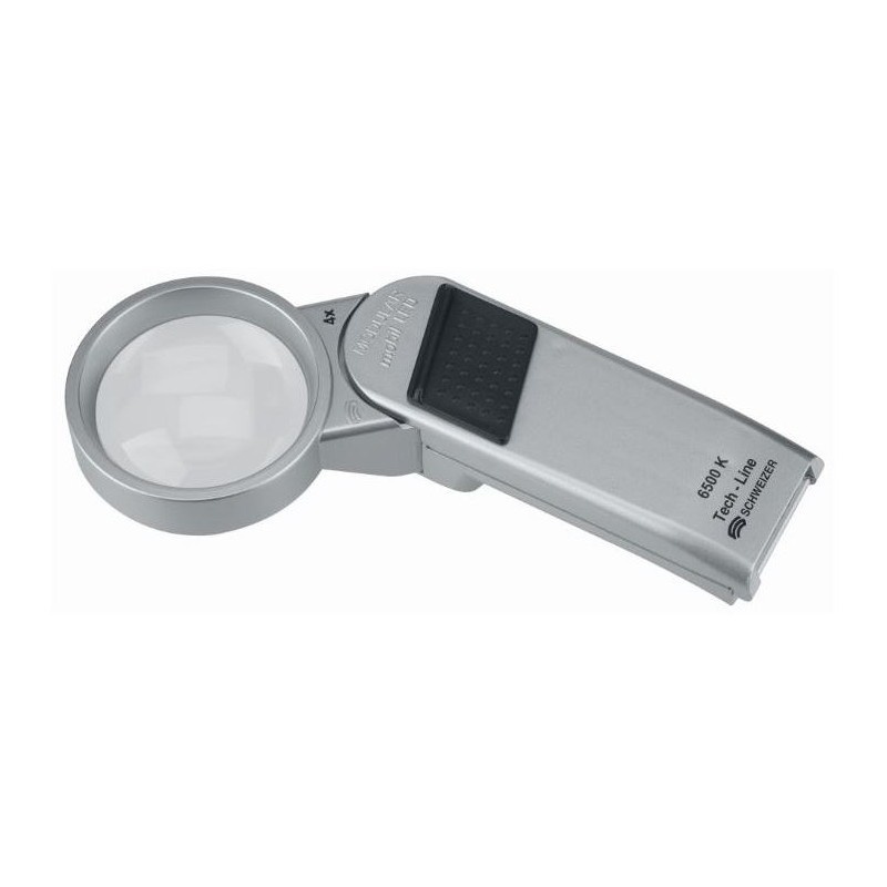 Schweizer magnifying glass Tech-Line MODULAR 4x/Ø55mm, aspheric, 6500K (59945)