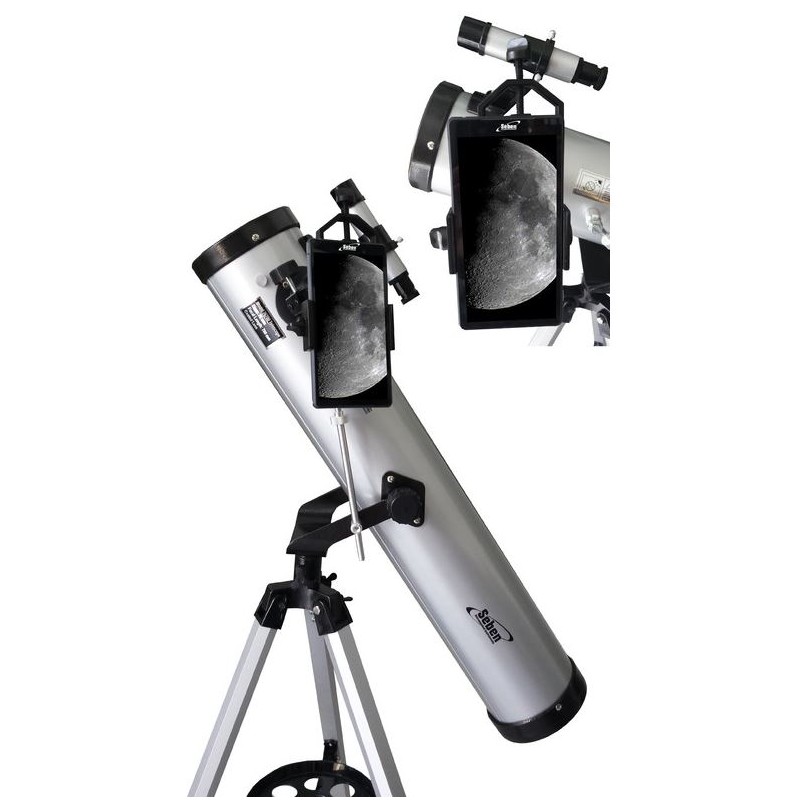 Телескоп Seben 76-700 Reflector + тримач-адаптер для камери смартфона Mount DKA5 (59860)
