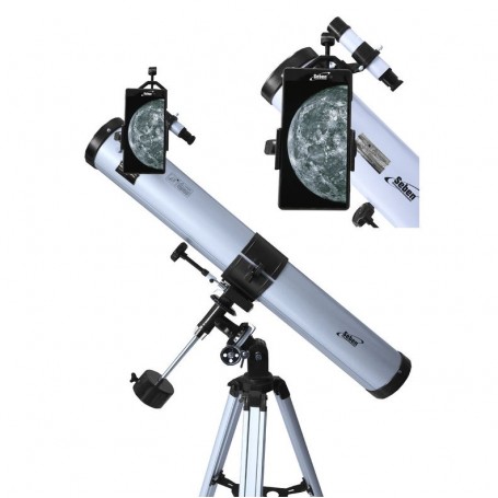 Seben 76-900 EQ2 Reflektor Teleskop Smartphone Kamera Adapter Halterung DKA5 (59856)