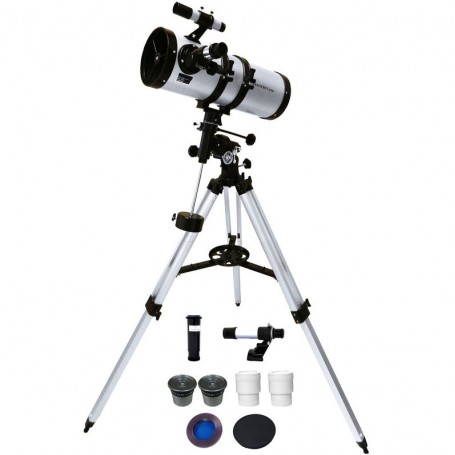 Seben Big Boss 150/1400 6" EQ3 reflektora teleskops astronomijas novērojumiem (59850)