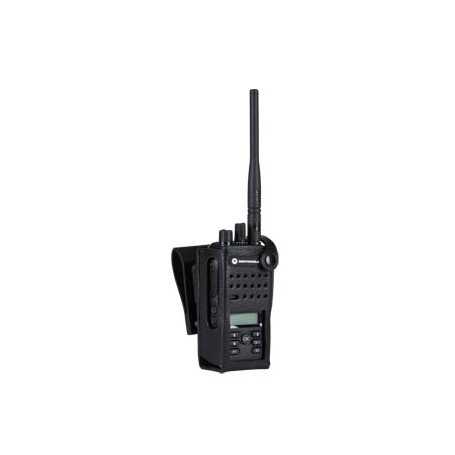 PMLN5867A Motorola Kemény Bőrtok 2,5 hüvelykes Forgó Övbújtatóval Kijelzős Rádióhoz