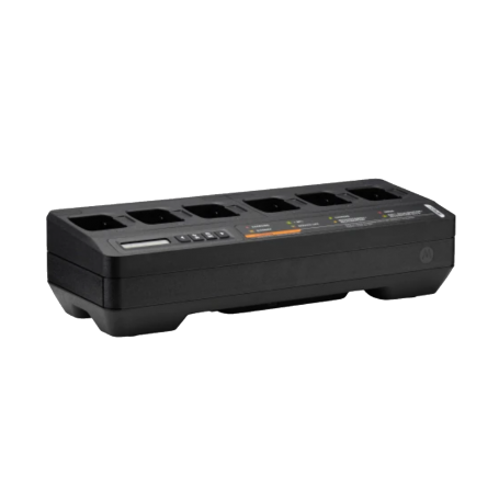 PMPN4284A Motorola Impres 6-veis multi-enhetslader med US-kabel for radio eller batteri