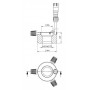 スターライトオプトエレクトロニクス RL1-40 A、アンバー(590 nm)、Ø 26mm(58912)
