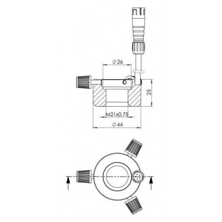 استارلایت اپتو-الکترونیکز RL1-40 UV375، UV (375 نانومتر)، Ø 26 میلی‌متر (58986)
