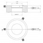 StarLight Opto-Electronics RL12-18s WW, теплый белый (3000K), Ø 66 мм (58839)
