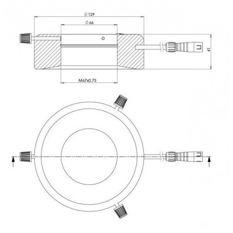 StarLight Opto-Electronics RL12-18s R, rosso (625nm), Ø 66mm (58851)