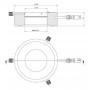 StarLight Opto-Electronics RL12-18s A, точечный, янтарный (590 нм), Ø 66 мм (58870)