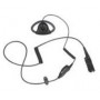 PMLN6757A Motorola Earpiece D-Gaya yang Dapat Disesuaikan dengan Mic/PTT Inline