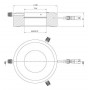 StarLight Opto-Electronics RL12-10s G, зелений (528 нм), Ø 66 мм (58854)