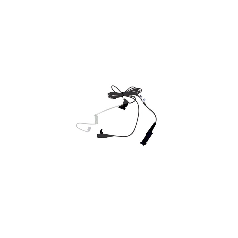 PMLN7269A Motorola Écouteur de Surveillance à 2 Fils avec Micro/PTT Combiné Noir