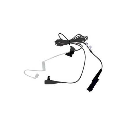 PMLN7269A Motorola Auricular de Vigilância de 2 Fios com Microfone/PTT Integrado Preto